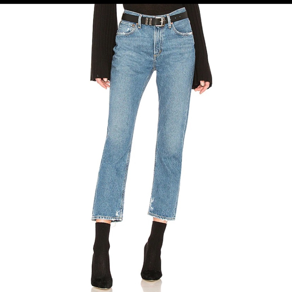 Agolde straight leg jeans